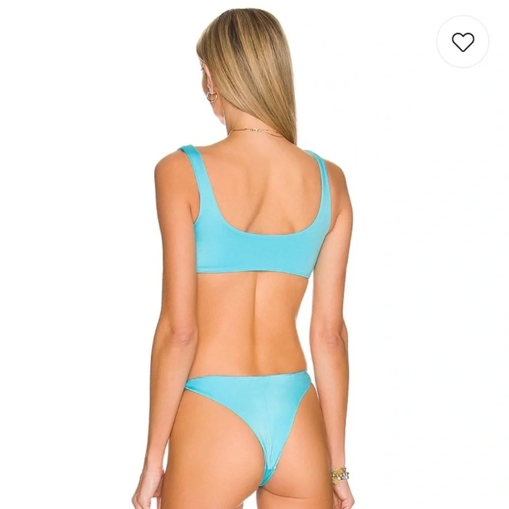 Frankie's Bikinis Dexier Shine Twist Top And Katrina Shine Bottom NWT Size S, L